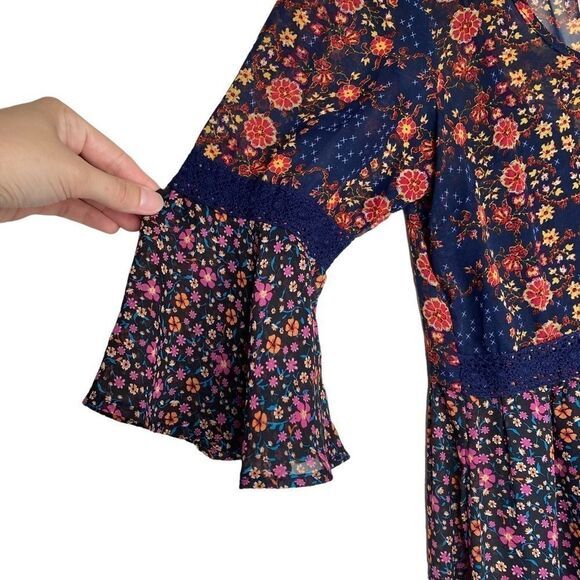 Band Of Gypsies Floral boho dress size XS‎ - Picture 5 of 6